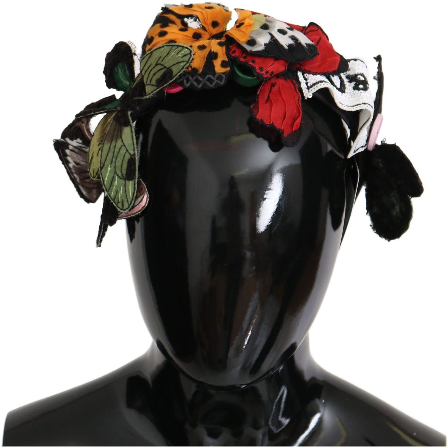 Dolce & Gabbana Elegant Silk Floral Butterfly Headband floral-butterfly-sequin-diadem-tiara-headband Diadem IMG_1534-scaled-68d64c5e-4e6.jpg