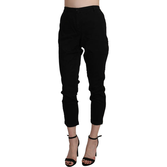 Acht Chic High Waist Cropped Black Jeans Jeans & Pants black-high-waist-skinny-cropped-cotton-capri-pant IMG_1565-scaled-6bab0fc8-c53.jpg