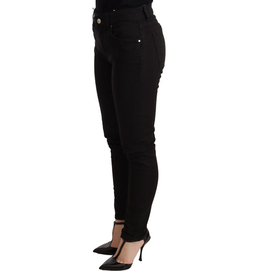 Dolce & Gabbana Elegant Black Slim Skinny Jeans Jeans & Pants black-slim-fit-denim-cotton-stretch-jeans