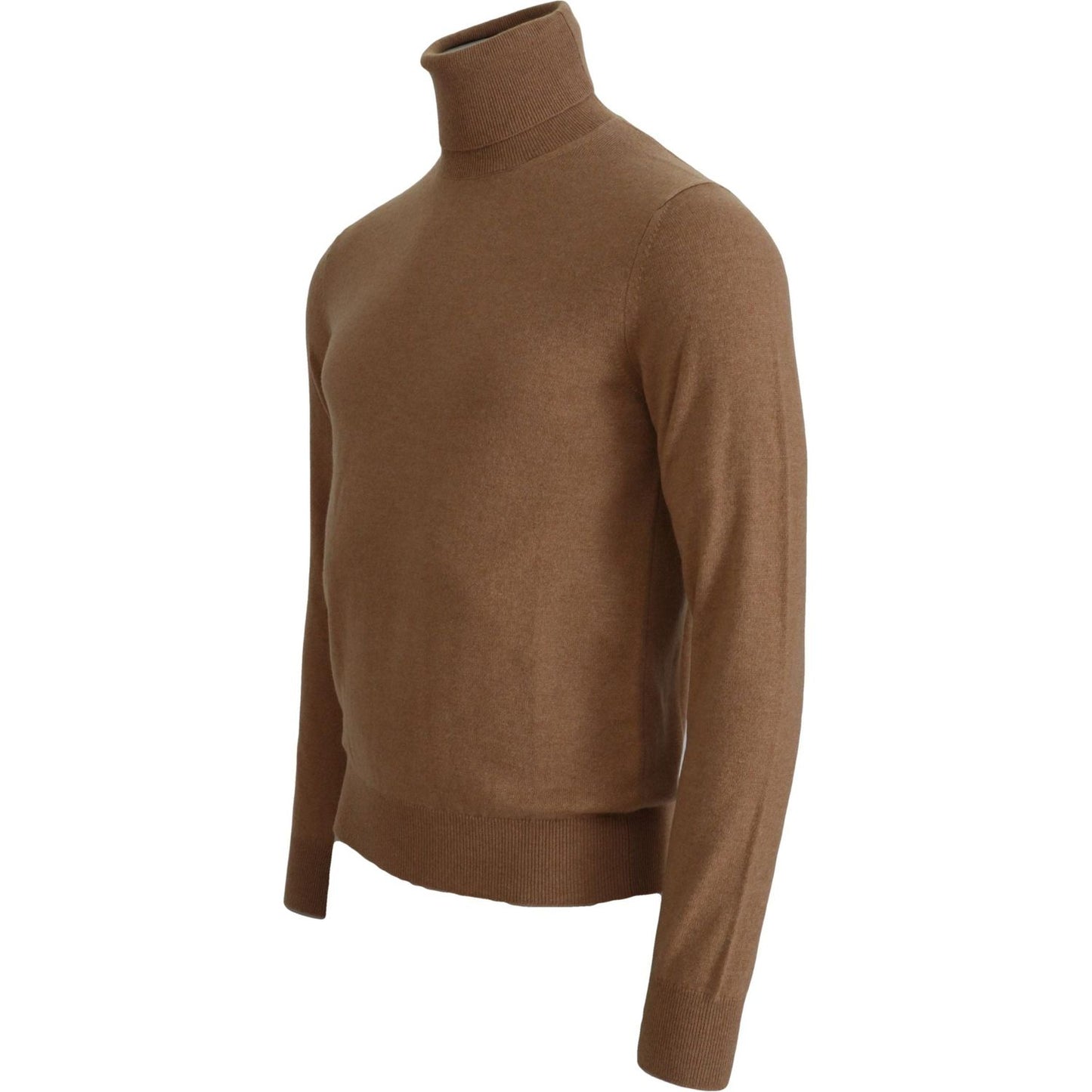 Dolce & Gabbana Beige Cashmere Turtleneck Pullover Sweater MAN SWEATERS beige-cashmere-turtleneck-pullover-sweater-1