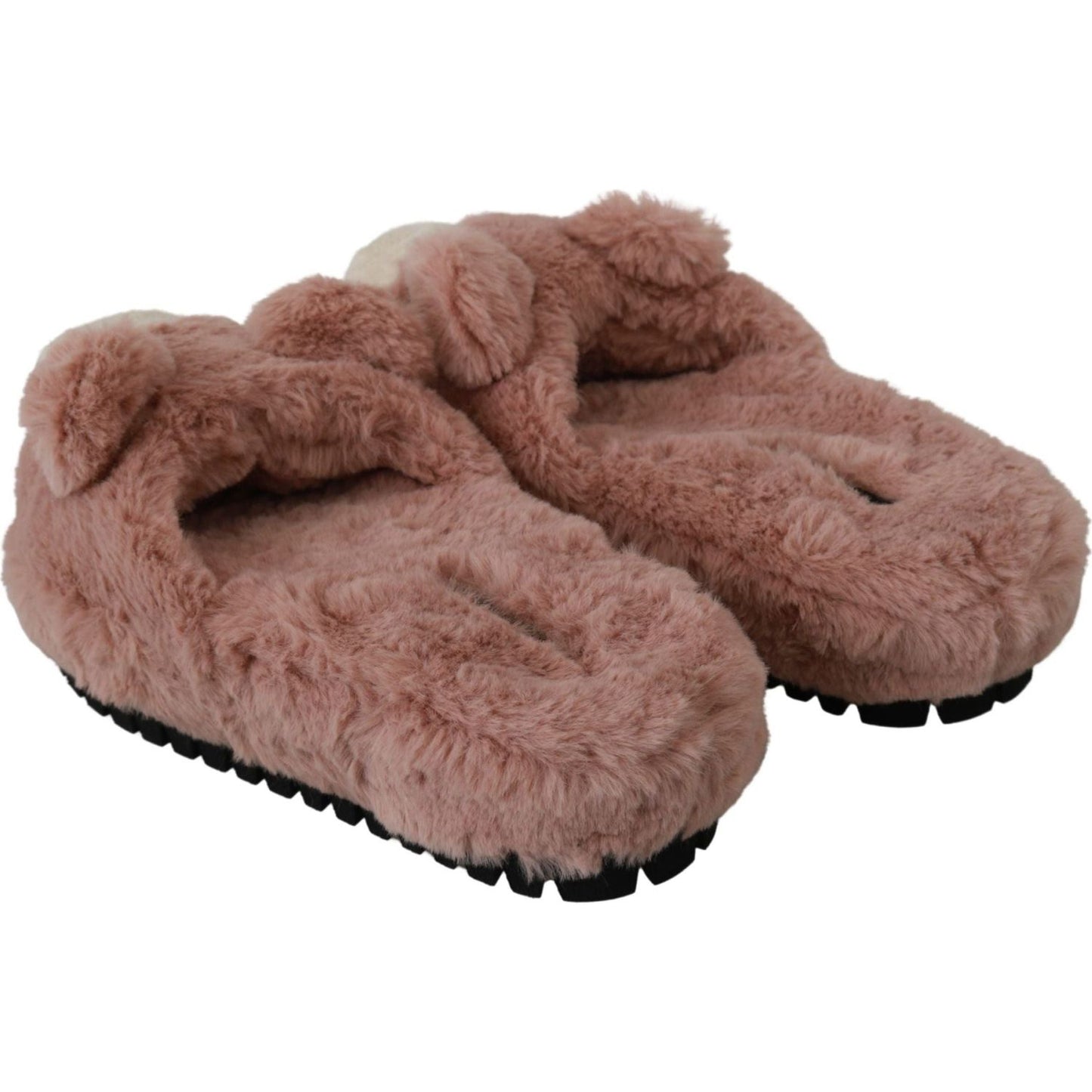 Dolce & Gabbana Chic Pink Bear House Slippers by D&G pink-bear-house-slippers-sandals-shoes