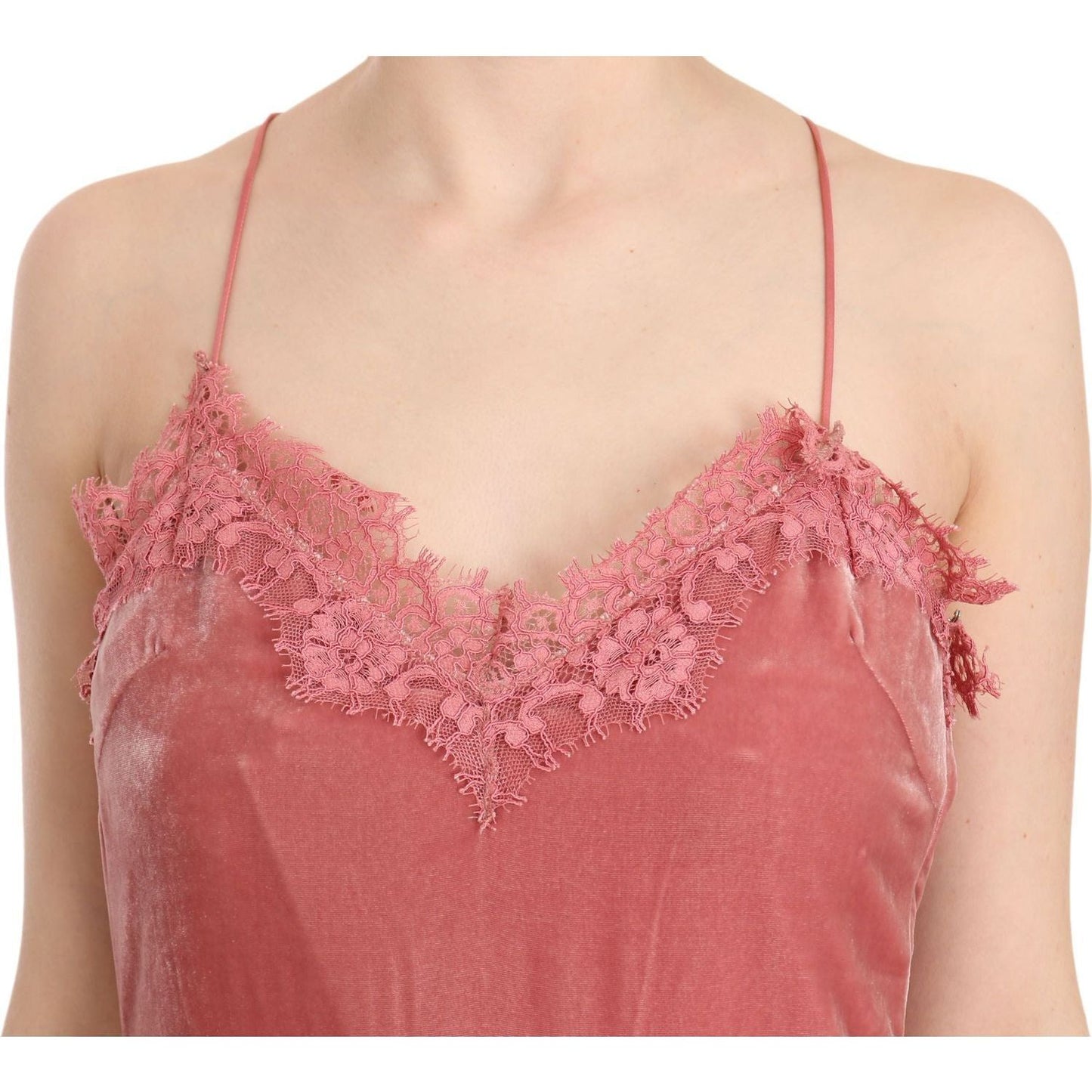 PINKO Pink Lace Silk-Blend Midi Dress with Side Slit pink-lace-spaghetti-strap-side-slit-shift-midi-dress IMG_1782-6eb5c3ad-5b9.jpg