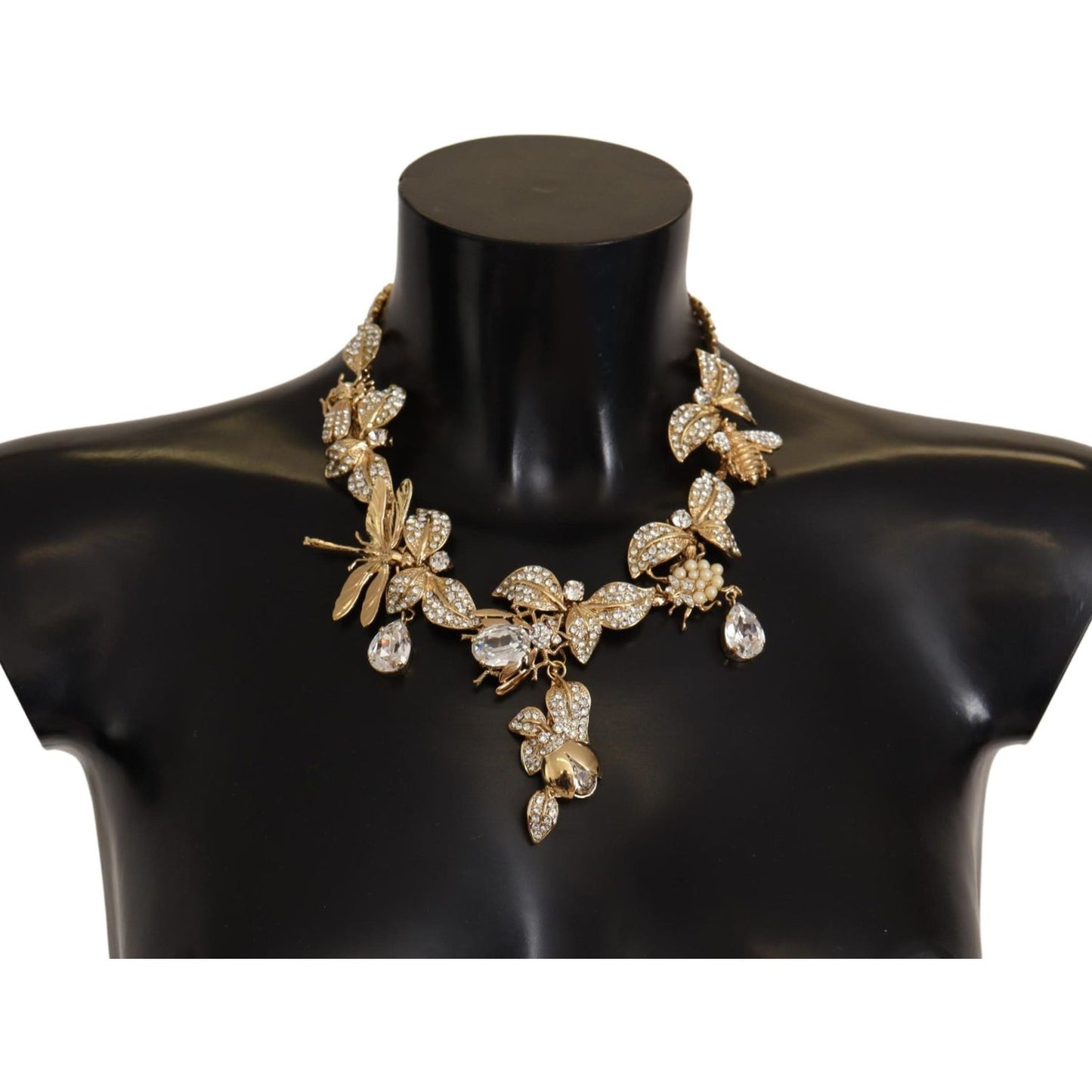 Dolce & Gabbana Elegant Sicily Floral Bug Statement Necklace gold-brass-floral-sicily-crystal-statement-necklace WOMAN NECKLACE IMG_1863-scaled-e8f6f728-557.jpg
