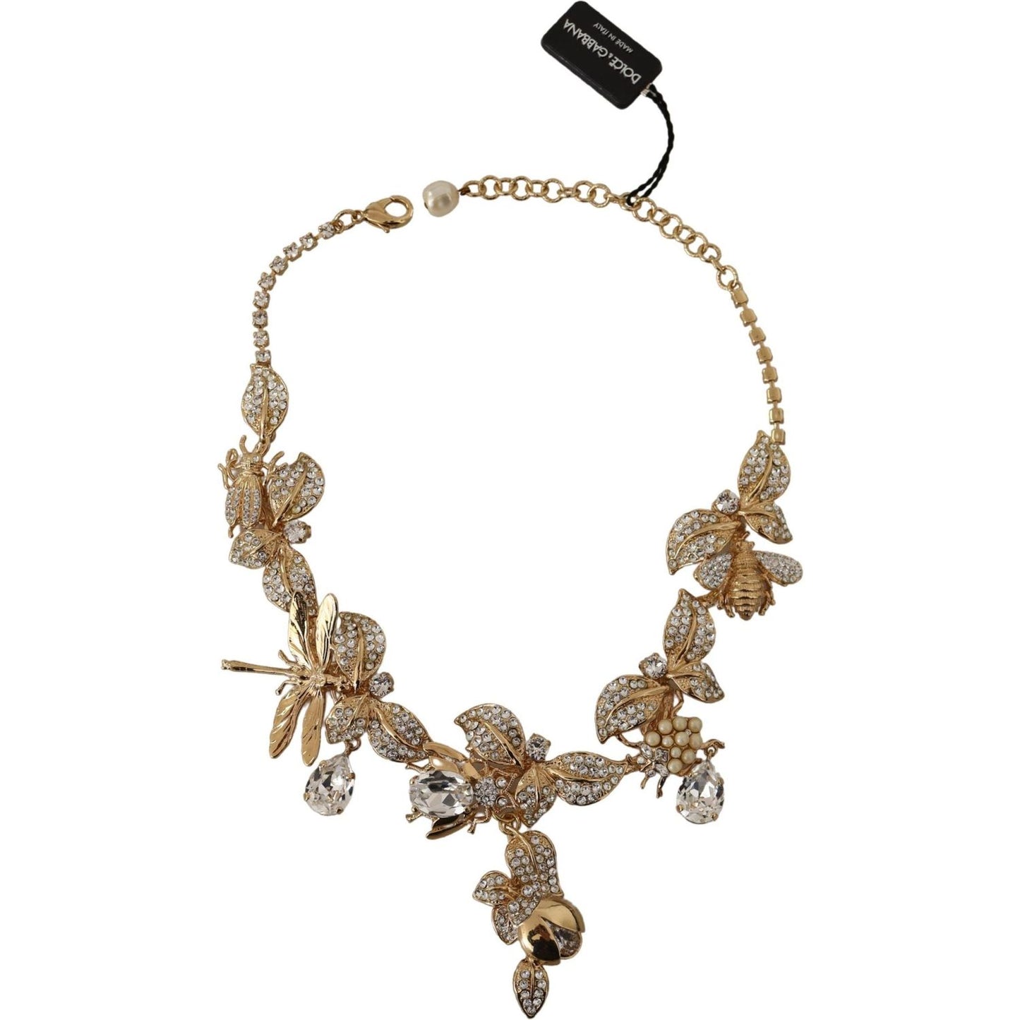Dolce & Gabbana Elegant Sicily Floral Bug Statement Necklace gold-brass-floral-sicily-crystal-statement-necklace WOMAN NECKLACE IMG_1865-scaled-066e98ba-609.jpg