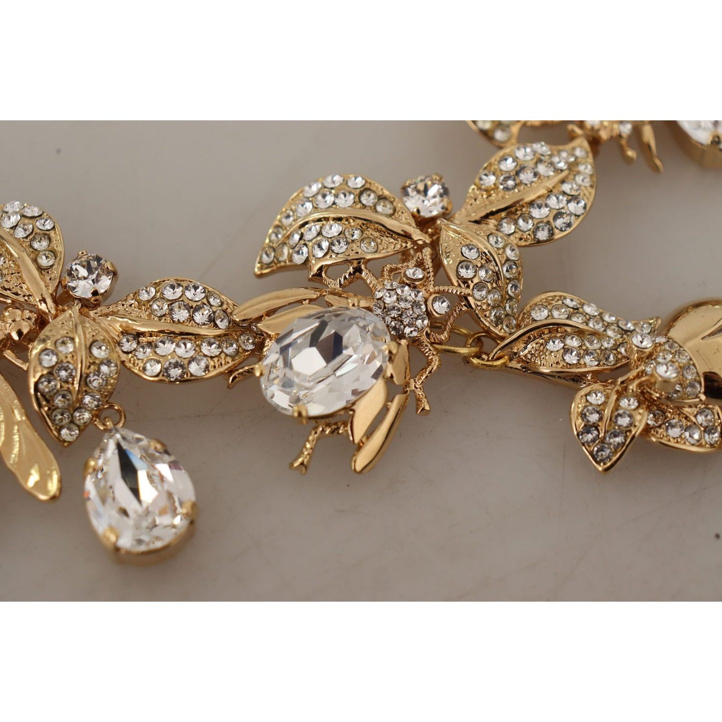 Dolce & Gabbana Elegant Sicily Floral Bug Statement Necklace gold-brass-floral-sicily-crystal-statement-necklace WOMAN NECKLACE IMG_1876-scaled-eb6e9f3d-340.jpg