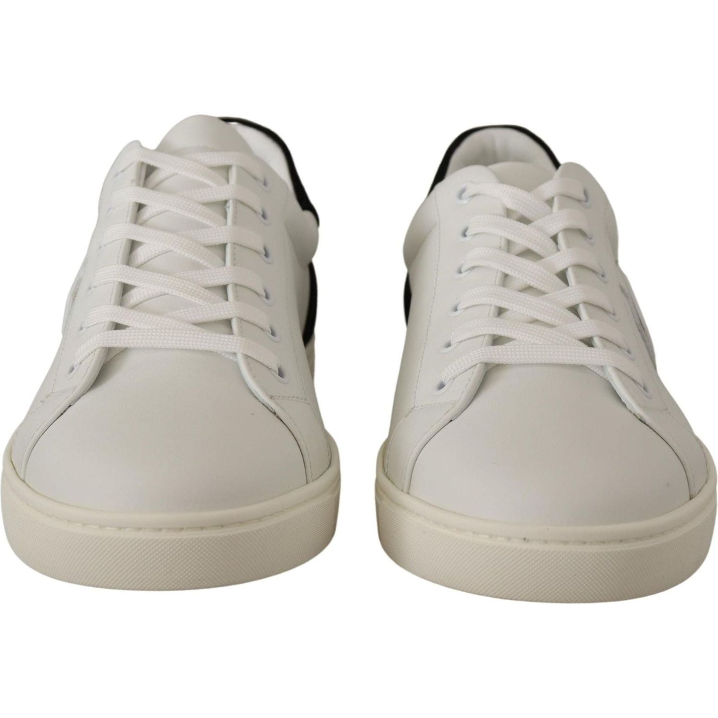 Dolce & Gabbana Exclusive White Sneakers for Men white-suede-leather-low-tops-sneakers-1