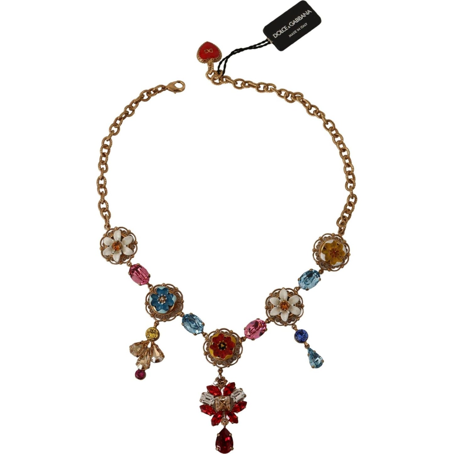 Dolce & Gabbana Elegant Floral Statement Necklace gold-brass-floral-sicily-charms-statement-necklace WOMAN NECKLACE IMG_2055-scaled-31f16330-d1f.jpg