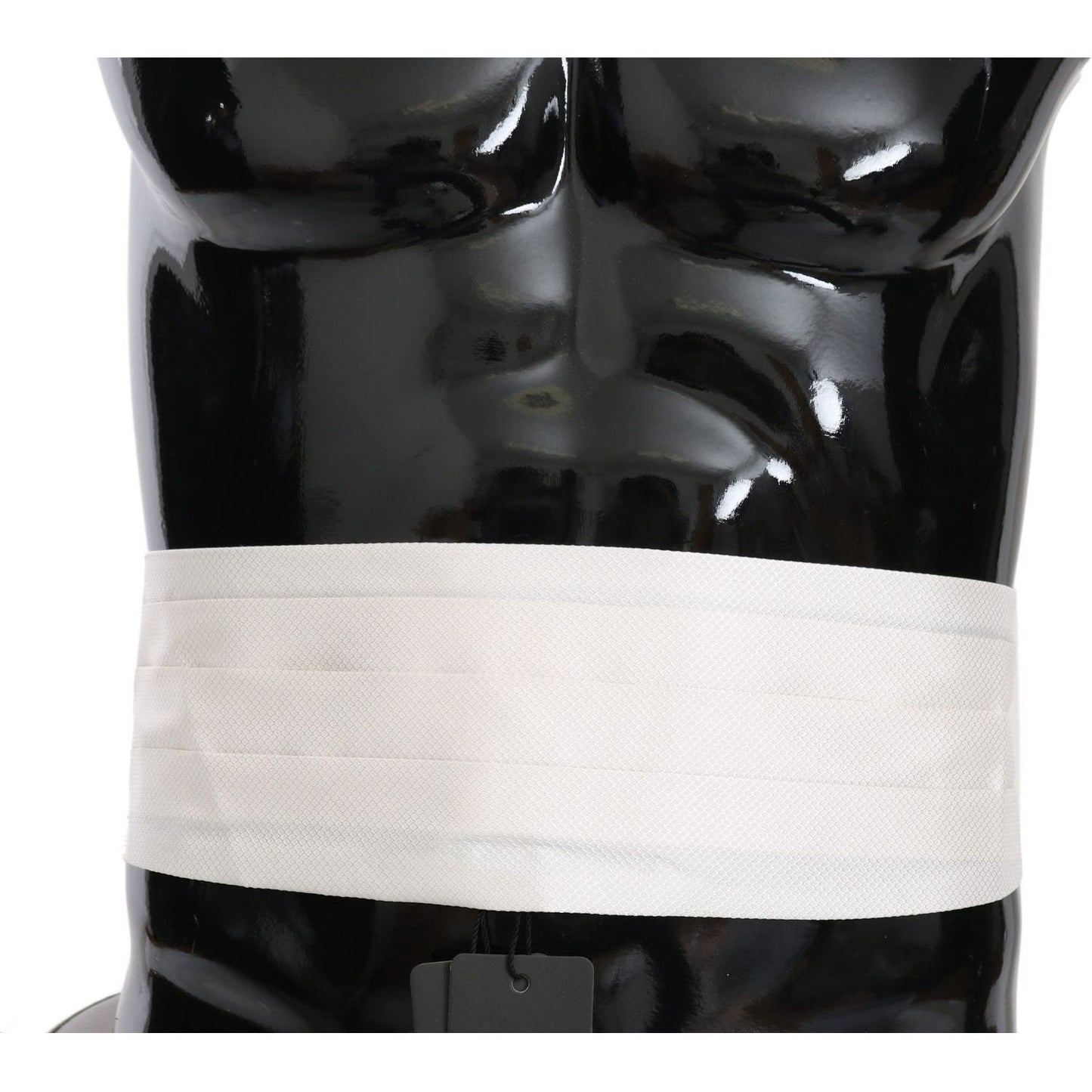 Dolce & Gabbana Elegant White Silk Cummerbund white-men-waist-belt-100-silk-cummerbund IMG_2139-scaled-ac28efe3-795.jpg