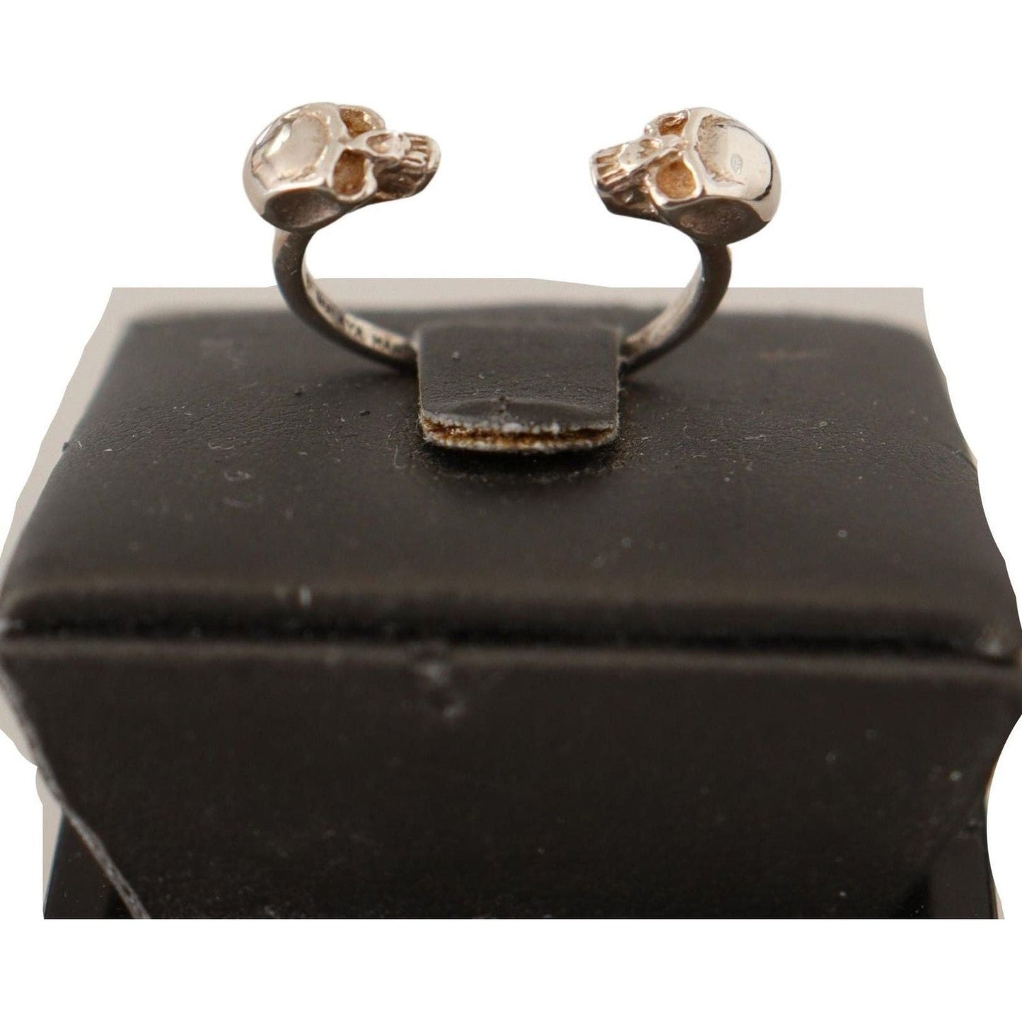 Nialaya | Antique Silver Tone Skull Men Jewelry Ring | McRichard Designer Brands