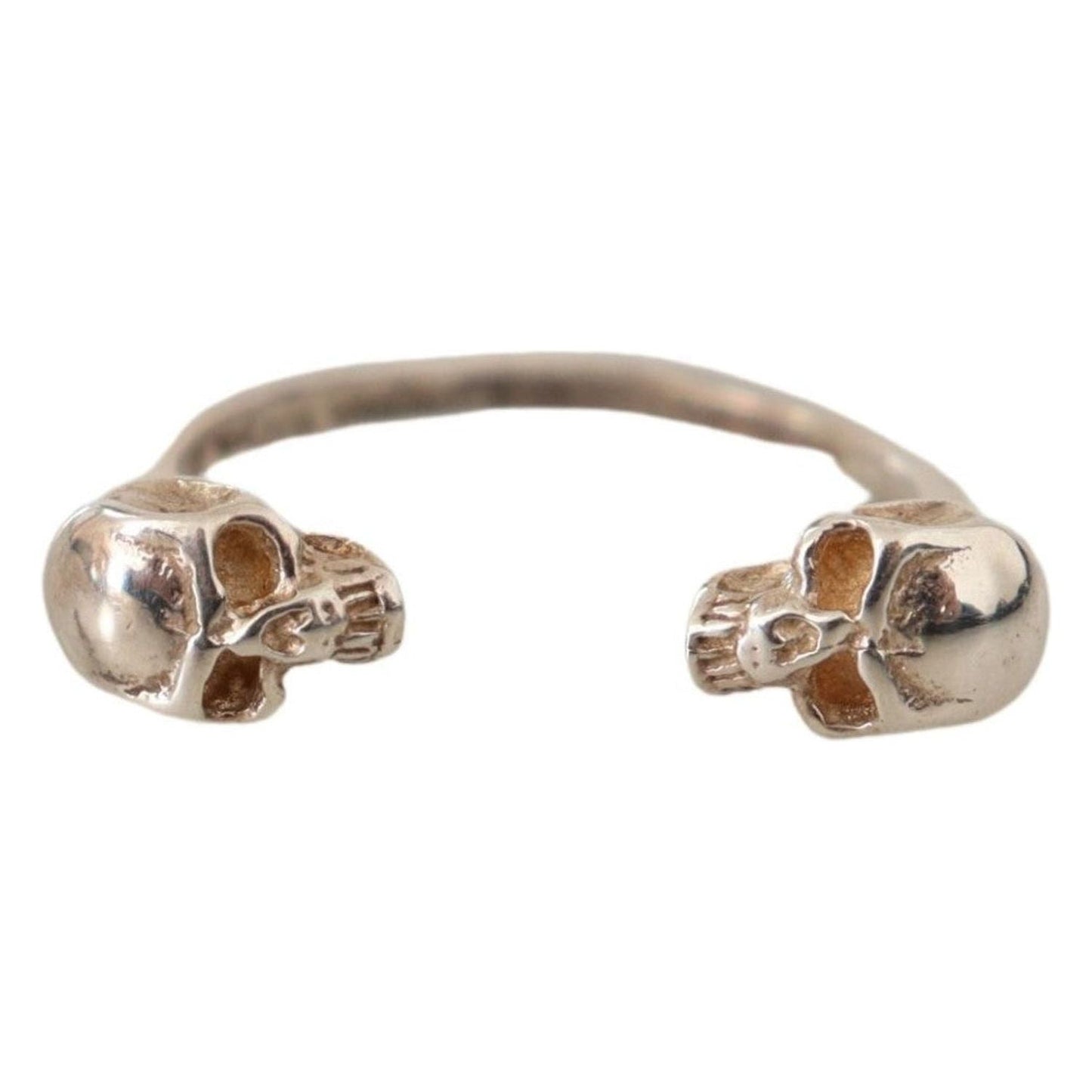 Nialaya Exquisite Silver Skull Statement Ring Ring antique-silver-tone-skull-men-jewelry-ring