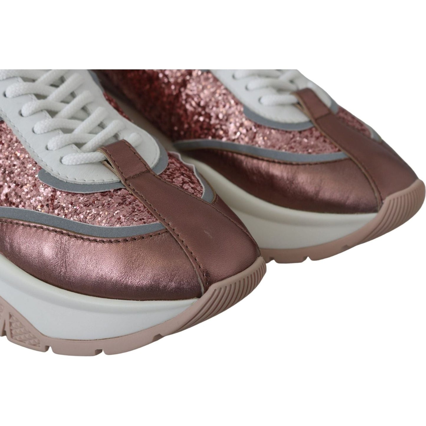 Jimmy Choo Candyfloss Glitter Sneaker Euphoria pink-candyfloss-leather-raine-sneakers