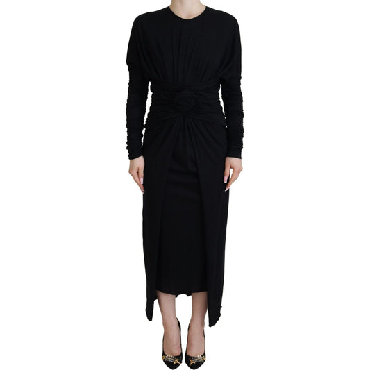 Dolce & GabbanaElegant Sheath Wrap Dress with Long SleevesMcRichard Designer Brands£1059.00