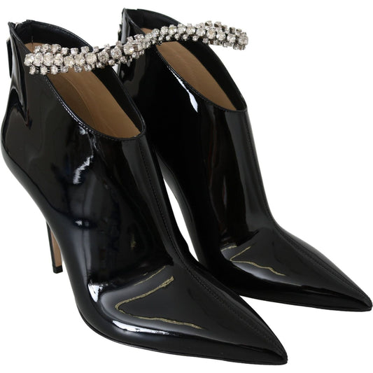 Jimmy Choo Elegant Black Patent Heeled Boots blaize-100-pat-black-leather-boot IMG_2723-dc3d40a1-7f2.jpg