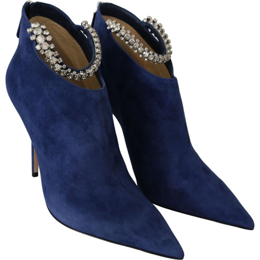 Jimmy Choo Pop Blue Crystal-Strap Heeled Boots blaize-100-pop-blue-leather-boots