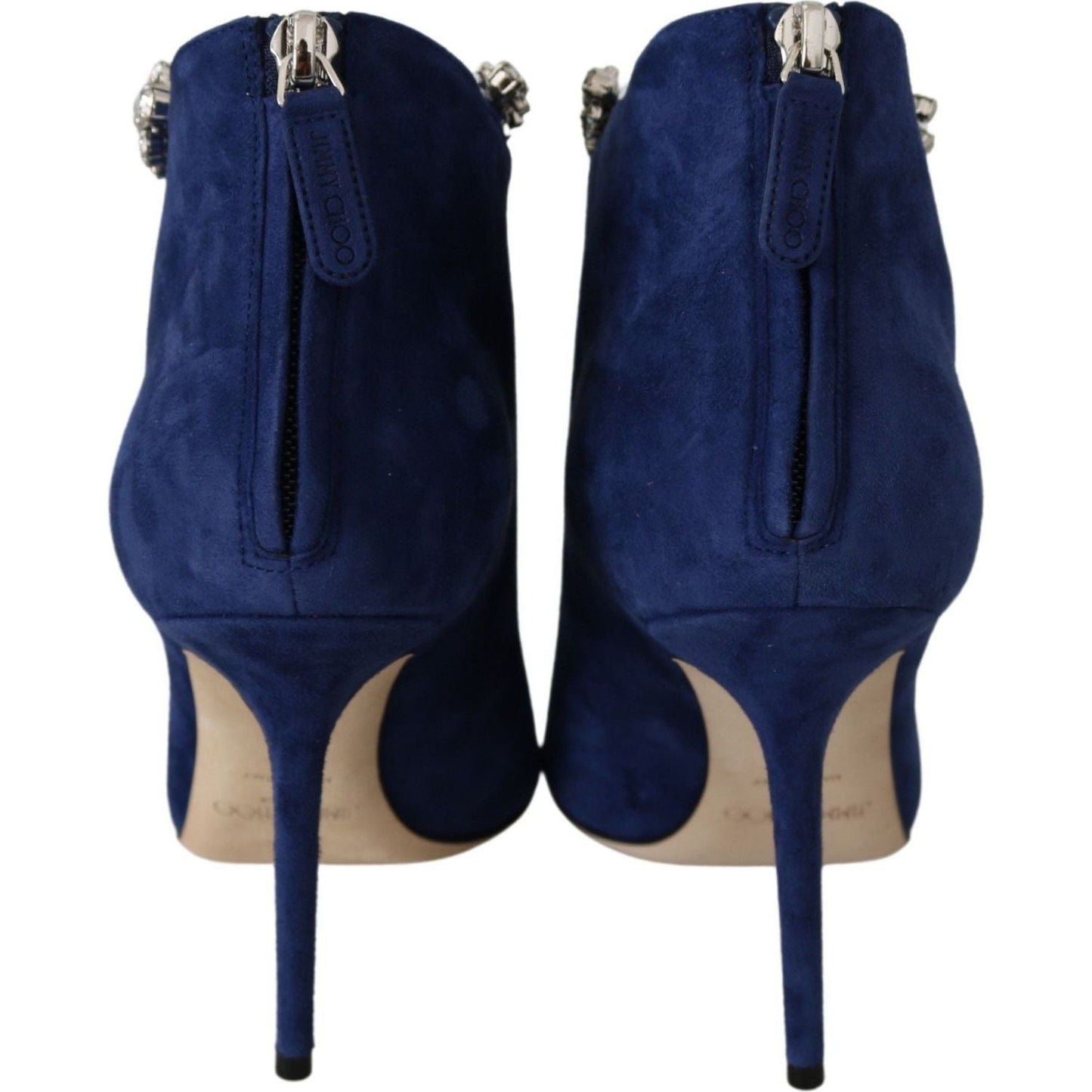 Jimmy Choo Pop Blue Crystal-Strap Heeled Boots blaize-100-pop-blue-leather-boots