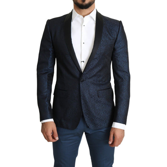 Dolce & Gabbana Elegant Martini Blue Slim Fit Blazer blue-slim-fit-jacket-coat-martini-blazer IMG_2737-scaled-425d6e50-887.jpg
