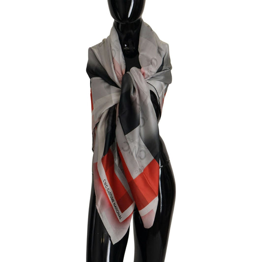 Costume NationalElegant Checkered Silk ScarfMcRichard Designer Brands£129.00