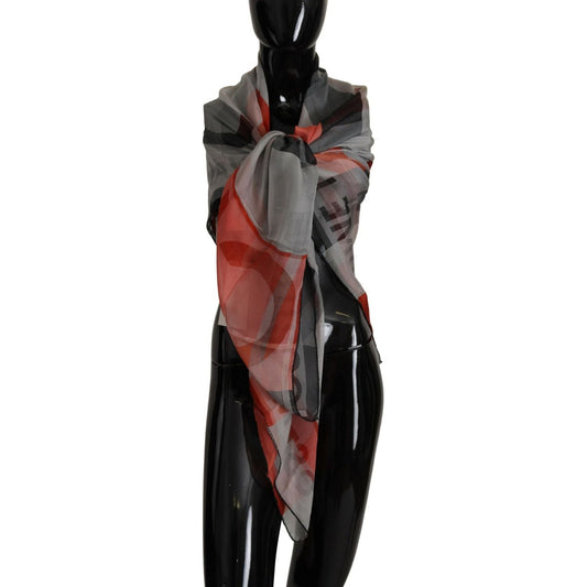 Costume NationalElegant Silk Checkered ScarfMcRichard Designer Brands£129.00