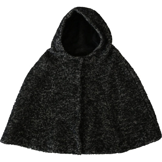 Dolce & GabbanaElegant Gray Wool Hooded Scarf by Iconic Italian LabelMcRichard Designer Brands£549.00