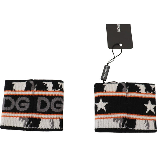 Dolce & GabbanaElegant Wool-Cashmere DG Queen Wrist WrapMcRichard Designer Brands£139.00