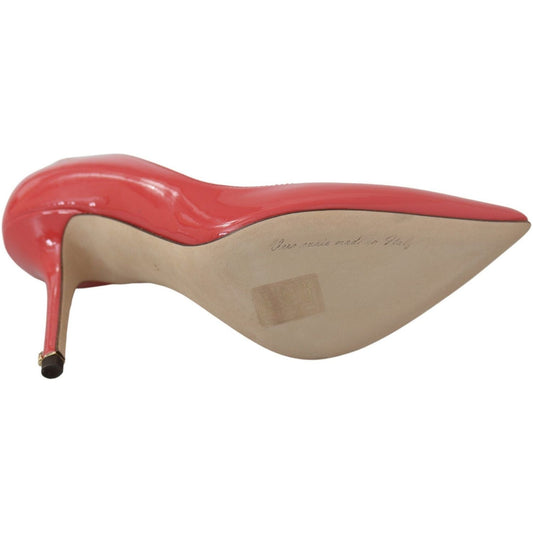 Dolce & Gabbana Elegant Dark Pink Patent Leather Pumps dark-pink-patent-leather-heels-pumps IMG_2814-scaled-f49de1e3-1e6.jpg