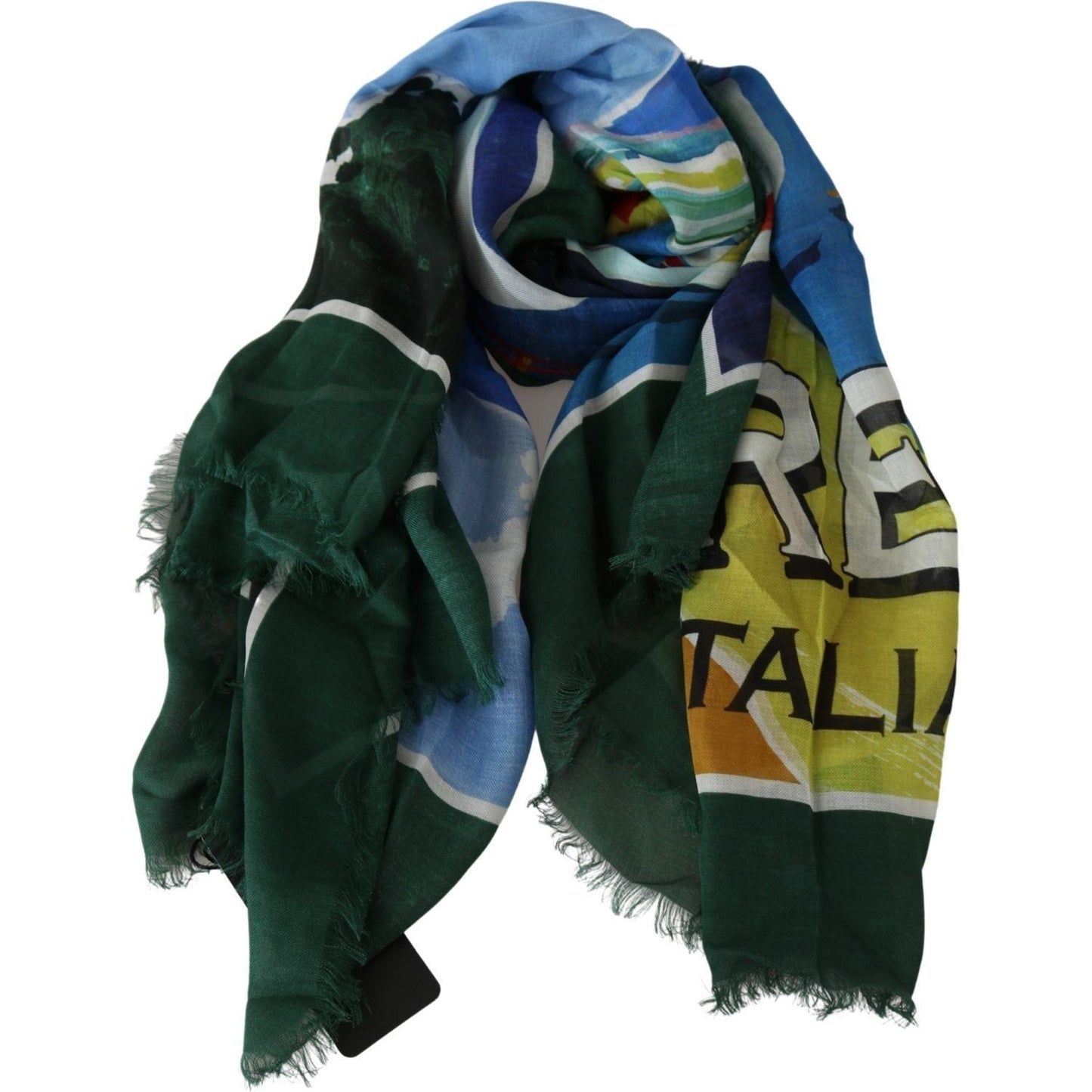 Dolce & Gabbana Elegant Multicolor Modal-Cashmere Men's Scarf multicolor-modal-sorrento-wrap-shawl-scarf