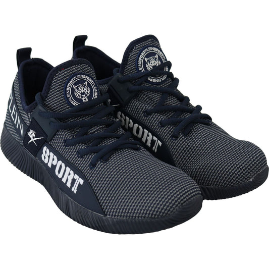 Plein Sport Exclusive Blue Indaco Carter Sneakers blue-indaco-polyester-carter-sneakers-shoes IMG_2923-scaled-53eccb7f-8d6.jpg