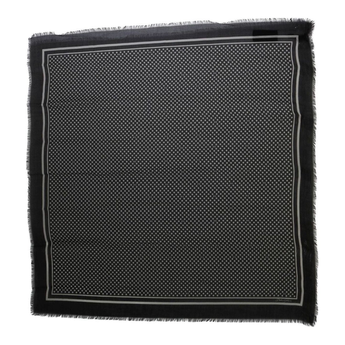Dolce & Gabbana Elegant Black Silk Blend Polka Dotted Men's Scarf black-dotted-wrap-shawl-cashmere-scarf IMG_2925-1-33cabf86-ce5.jpg