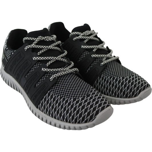 Plein Sport Exclusive Runner Mason Sneakers - Jet Black black-polyester-runner-mason-sneakers-shoes IMG_2932-scaled-ea43649d-cc1.jpg
