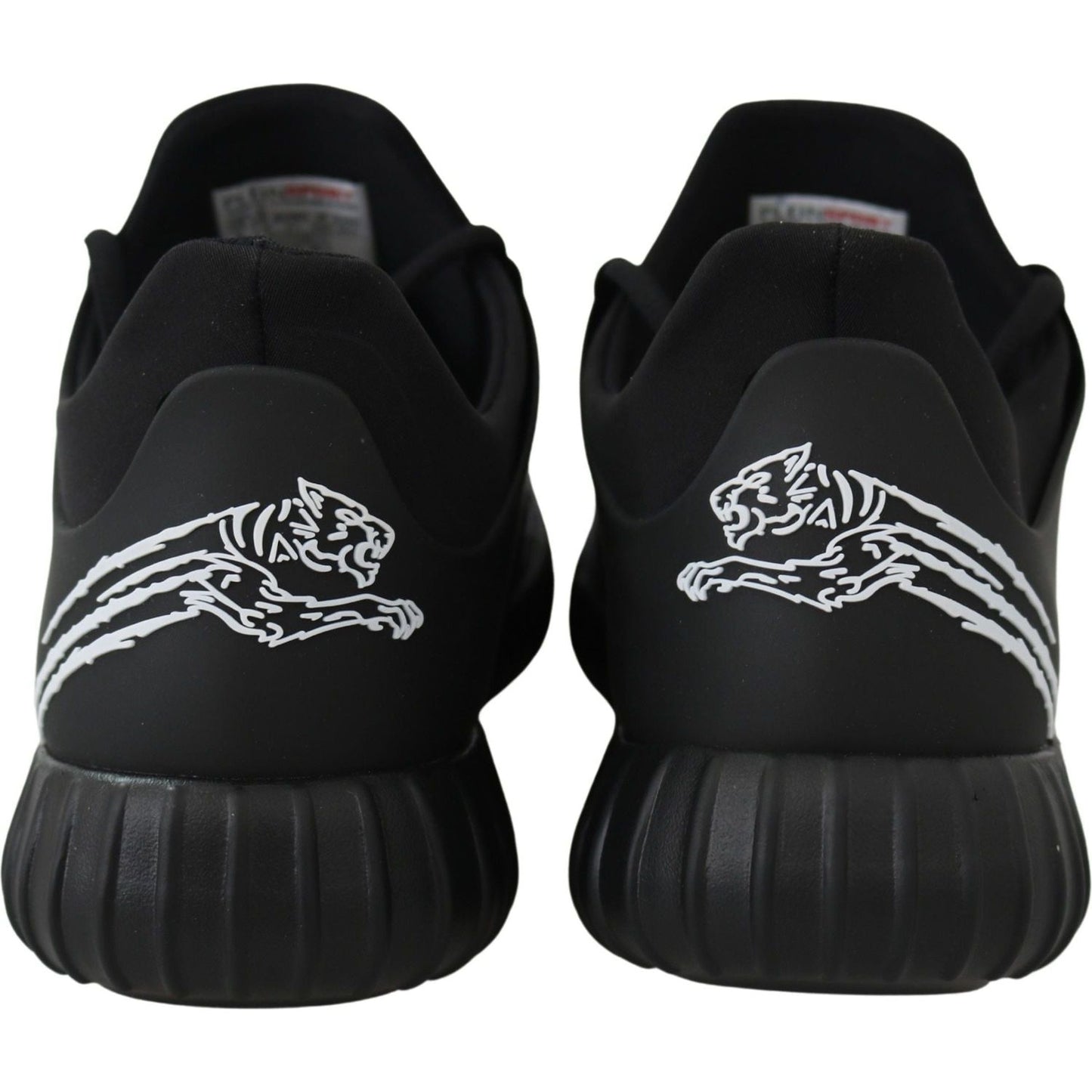 Plein Sport Chic Black Runner Henry Sport Sneakers MAN SNEAKERS black-polyester-runner-henry-sneakers-shoes