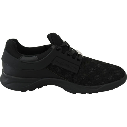 Plein Sport Chic Runner Beth Sports Sneakers black-polyester-runner-beth-sneakers-shoes