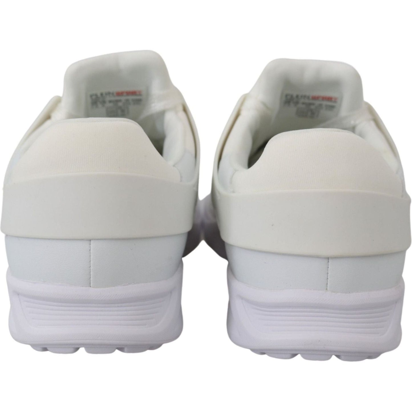 Plein Sport Sleek White Runner Beth Sport Sneakers white-polyester-runner-beth-sneakers-shoes