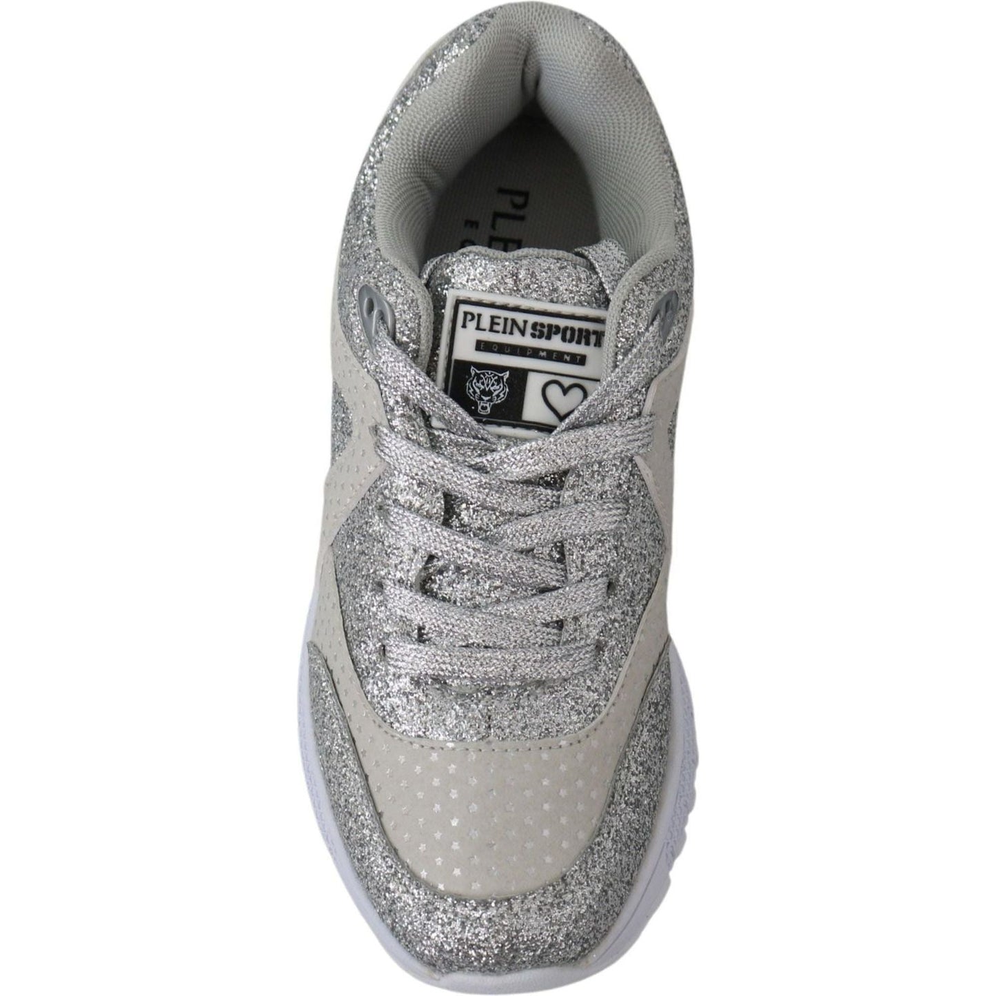 Plein Sport Chic Silver Runner Jasmines Sneakers silver-polyester-runner-jasmines-sneakers-shoes IMG_3093-cd6e2820-f25.jpg