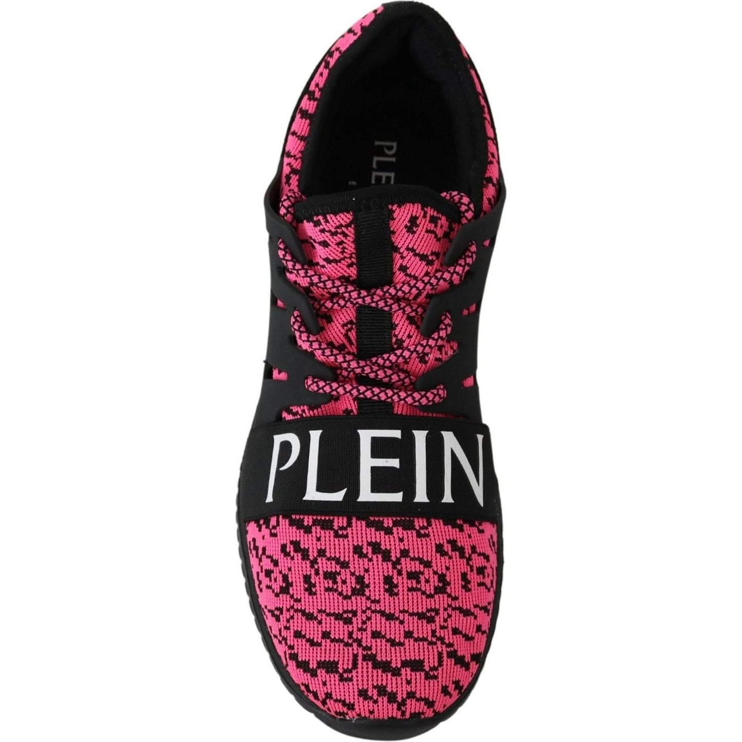 Plein Sport Chic Pink Blush Athletic Sneakers pink-blush-polyester-runner-joice-sneakers-shoes