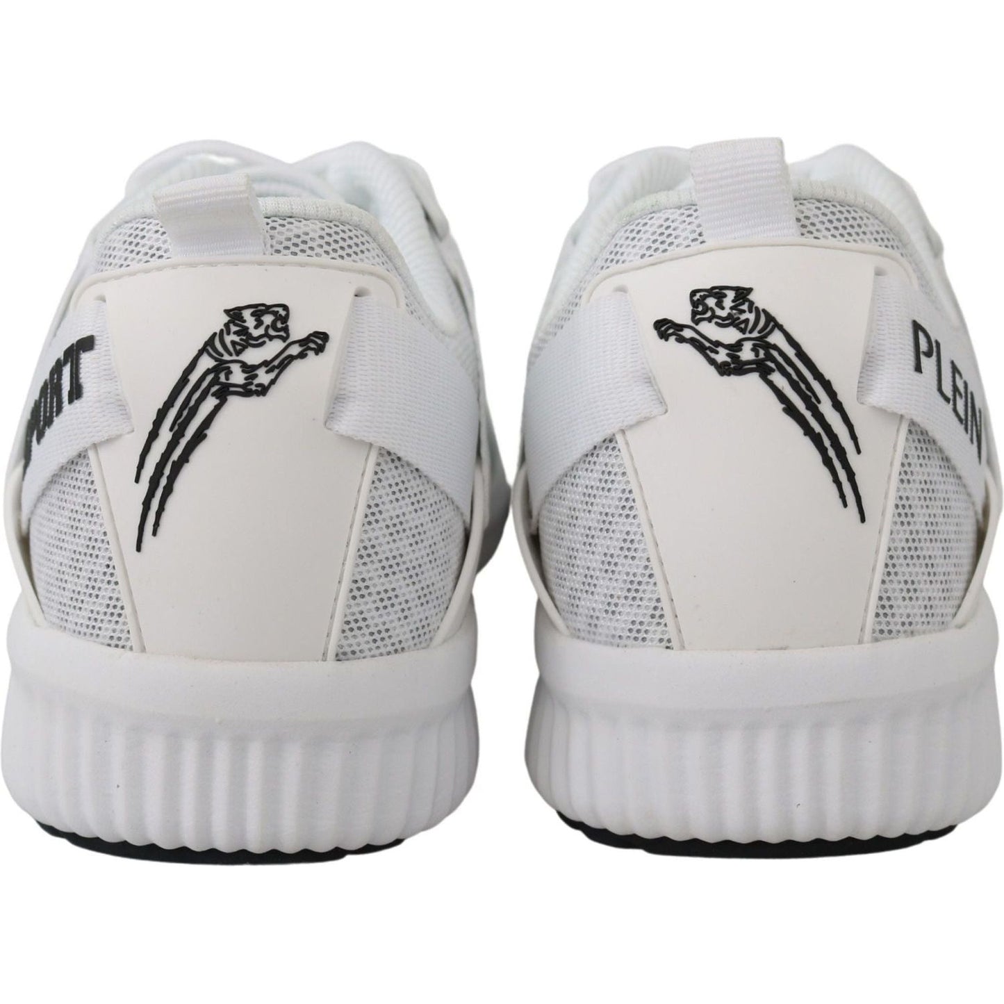 Plein Sport Exquisite Plein Sport Sneakers for Men white-polyester-adrian-sneakers-shoes