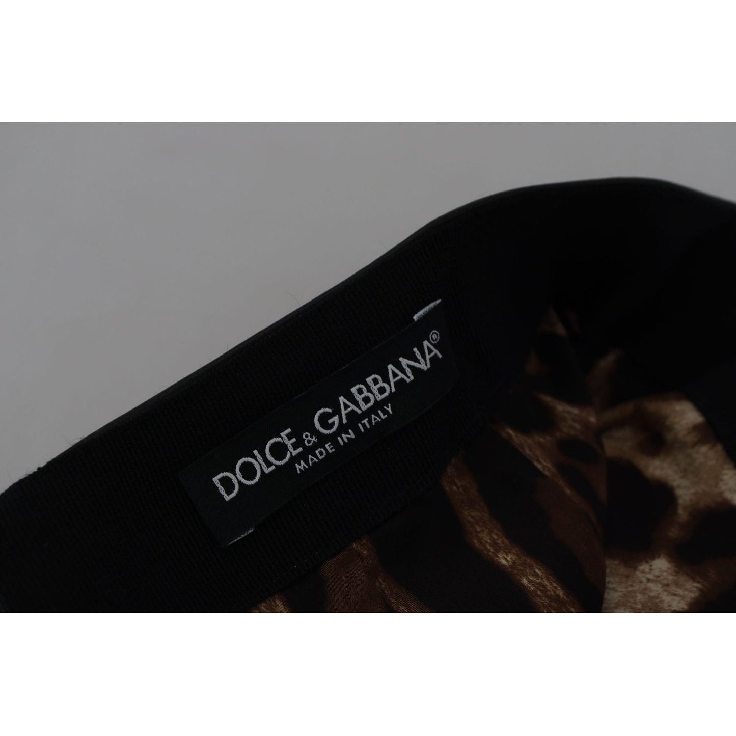 Dolce & Gabbana Chic High Waist A-Line Leather Mini Skirt black-lambskin-leather-a-line-mini-skirt
