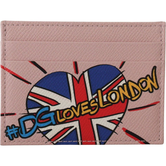 Dolce & Gabbana Chic Pink Leather Cardholder with Exclusive Print pink-leather-dgloveslondon-women-cardholder-case-wallet-1 IMG_3315-f343c8c0-afe.jpg