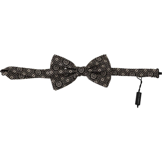 Dolce & GabbanaElegant Black Silk Bow TieMcRichard Designer Brands£169.00