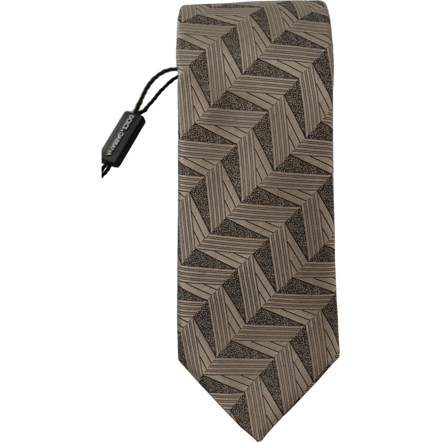 Dolce & Gabbana Stunning Beige Silk Bow Tie beige-fantasy-pattern-adjustable-necktie-accessory-tie IMG_3389-scaled-79eaf8c8-2ce.jpg