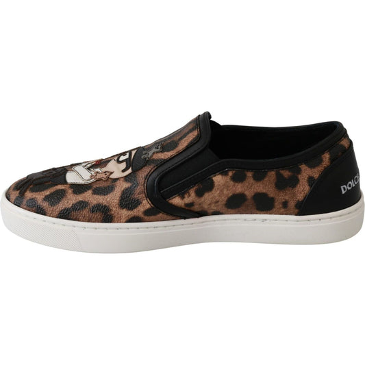 Dolce & GabbanaChic Leopard Print Loafers for Elegant ComfortMcRichard Designer Brands£329.00