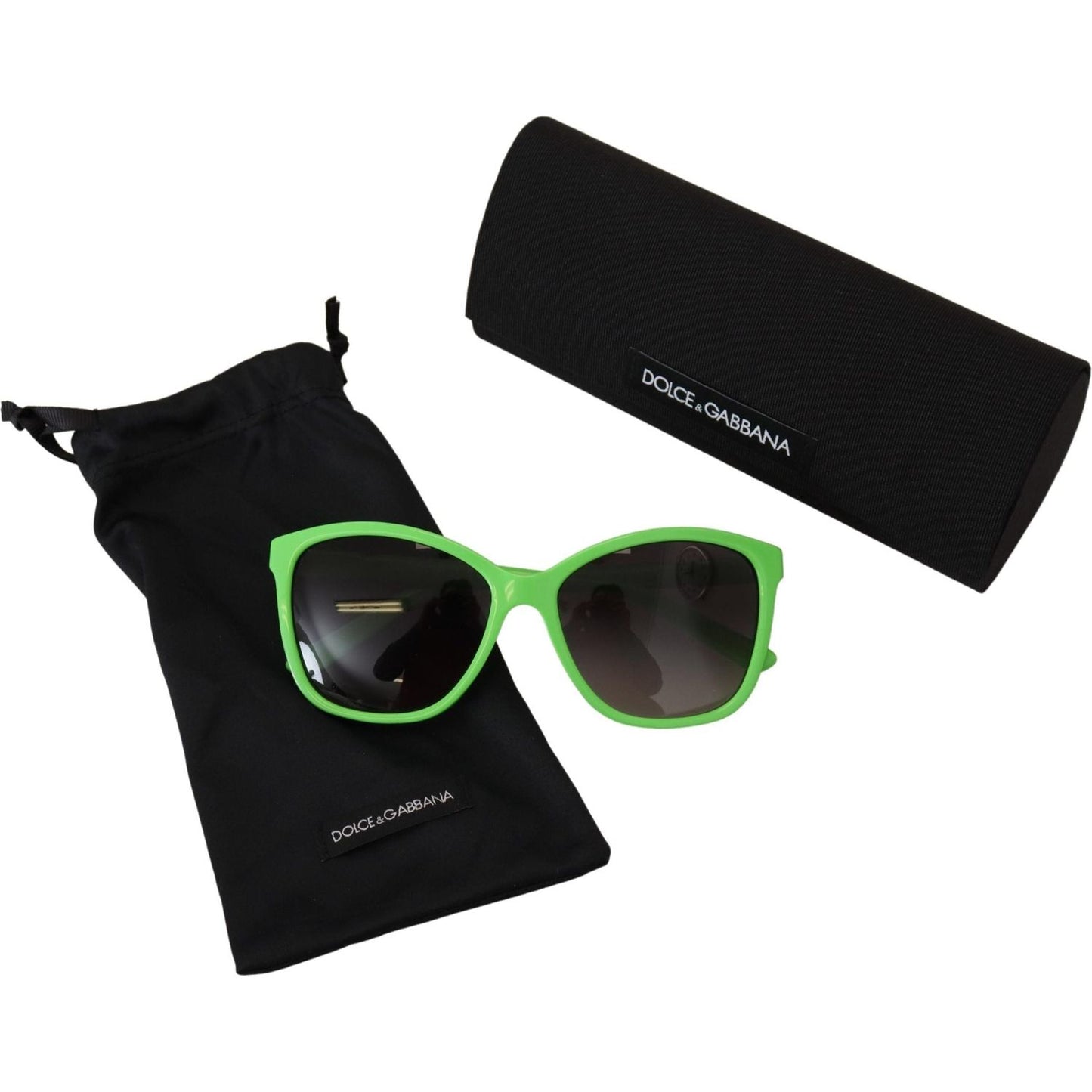 Dolce & Gabbana Chic Green Acetate Round Sunglasses green-acetate-frame-round-shades-dg4170pm-sunglasses IMG_3470-scaled-1e738830-985.jpg