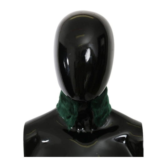 Dolce & Gabbana Luxurious Green Lambskin Scarf for Women green-fur-neck-collar-wrap-lambskin-scarf IMG_3513-4e416d1e-016.jpg
