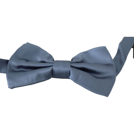 Dolce & GabbanaElegant Blue Silk Bow TieMcRichard Designer Brands£109.00