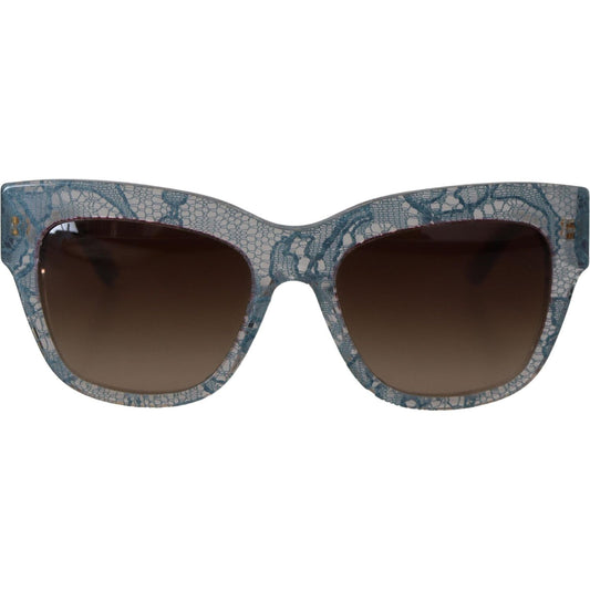 Dolce & Gabbana Elegant Lace-Trimmed Gradient Sunglasses blue-lace-acetate-rectangle-dg4231-shades-sunglasses IMG_3725-1-scaled-28f34006-322.jpg