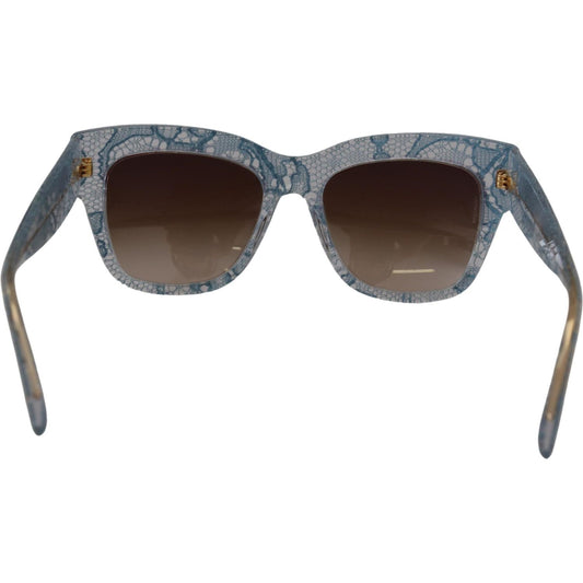 Dolce & GabbanaElegant Lace-Trimmed Gradient SunglassesMcRichard Designer Brands£219.00