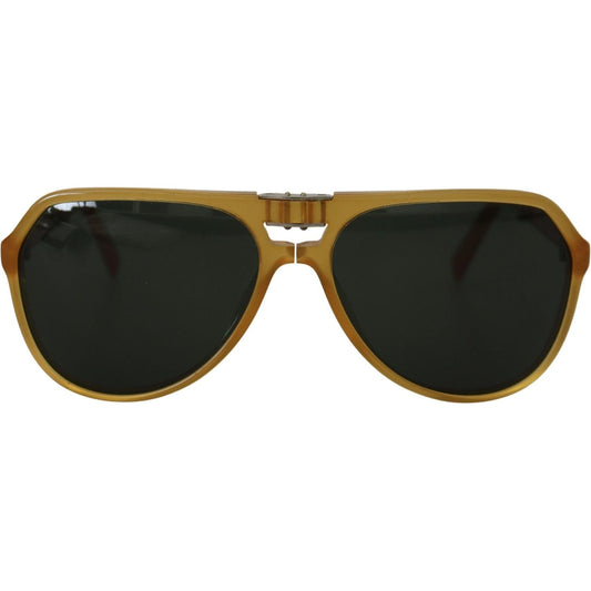Dolce & Gabbana Chic Yellow Aviator Acetate Sunglasses yellow-acetate-black-lens-aviator-dg4196-sunglasses IMG_3751-scaled-c67123ea-2d4.jpg