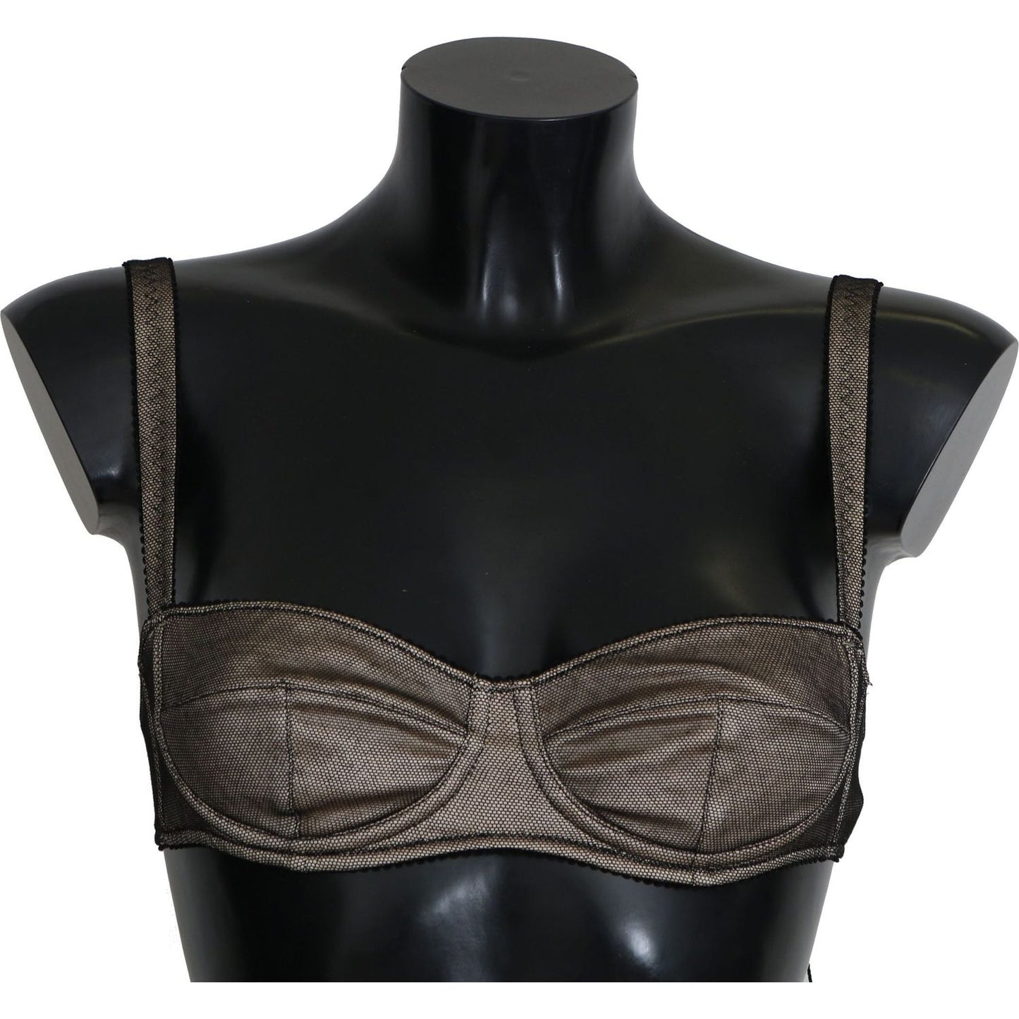 Dolce & Gabbana Elegant Brown Stretch Bra Womens Underwear brown-regg-balconcino-imbottito-bra-underwear IMG_3767-scaled-c0baa210-c32.jpg