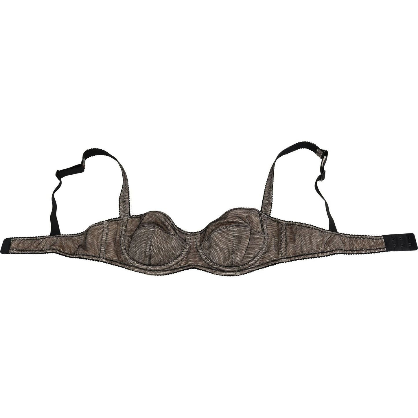 Dolce & Gabbana Elegant Brown Stretch Bra Womens Underwear brown-regg-balconcino-imbottito-bra-underwear IMG_3773-scaled-74723ecc-6a5.jpg