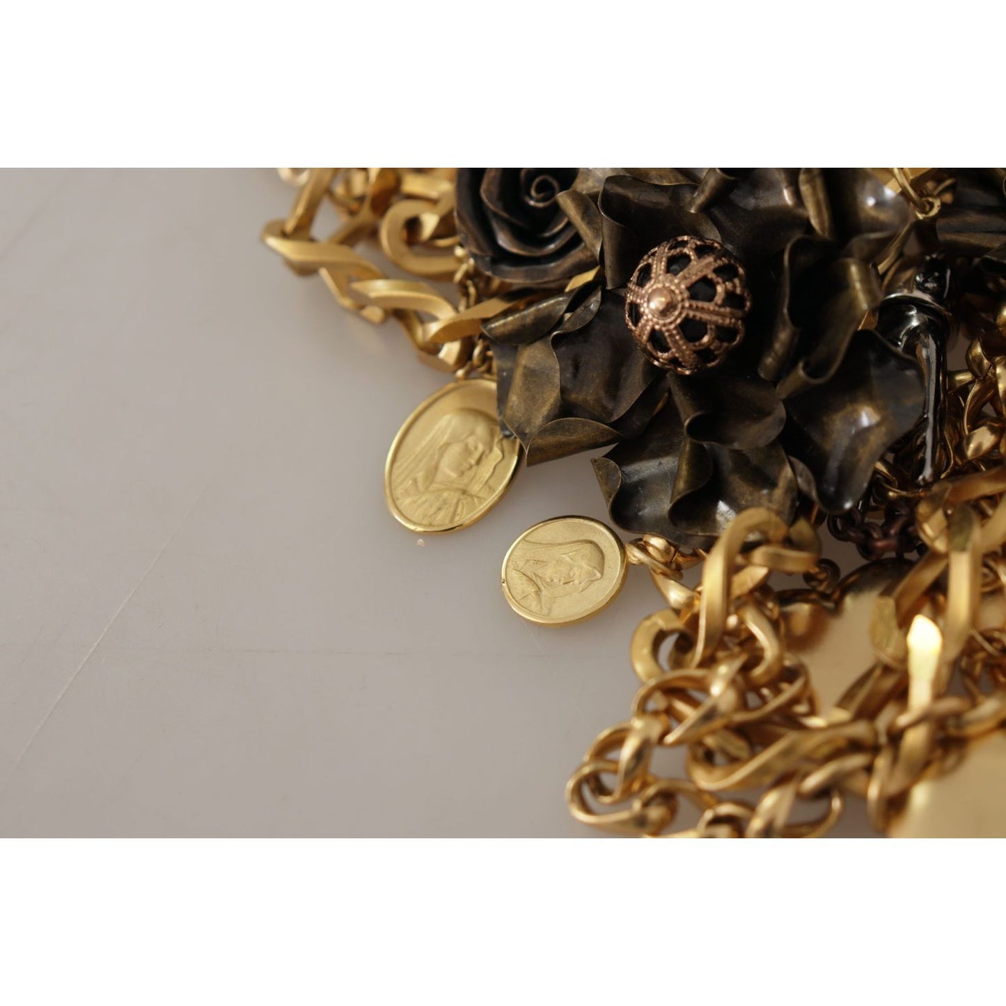 Dolce & Gabbana Sicilian Glamour Gold Statement Necklace gold-brass-sicily-charm-heart-statement-necklace WOMAN NECKLACE IMG_3835-scaled-aa386bc9-ceb.jpg