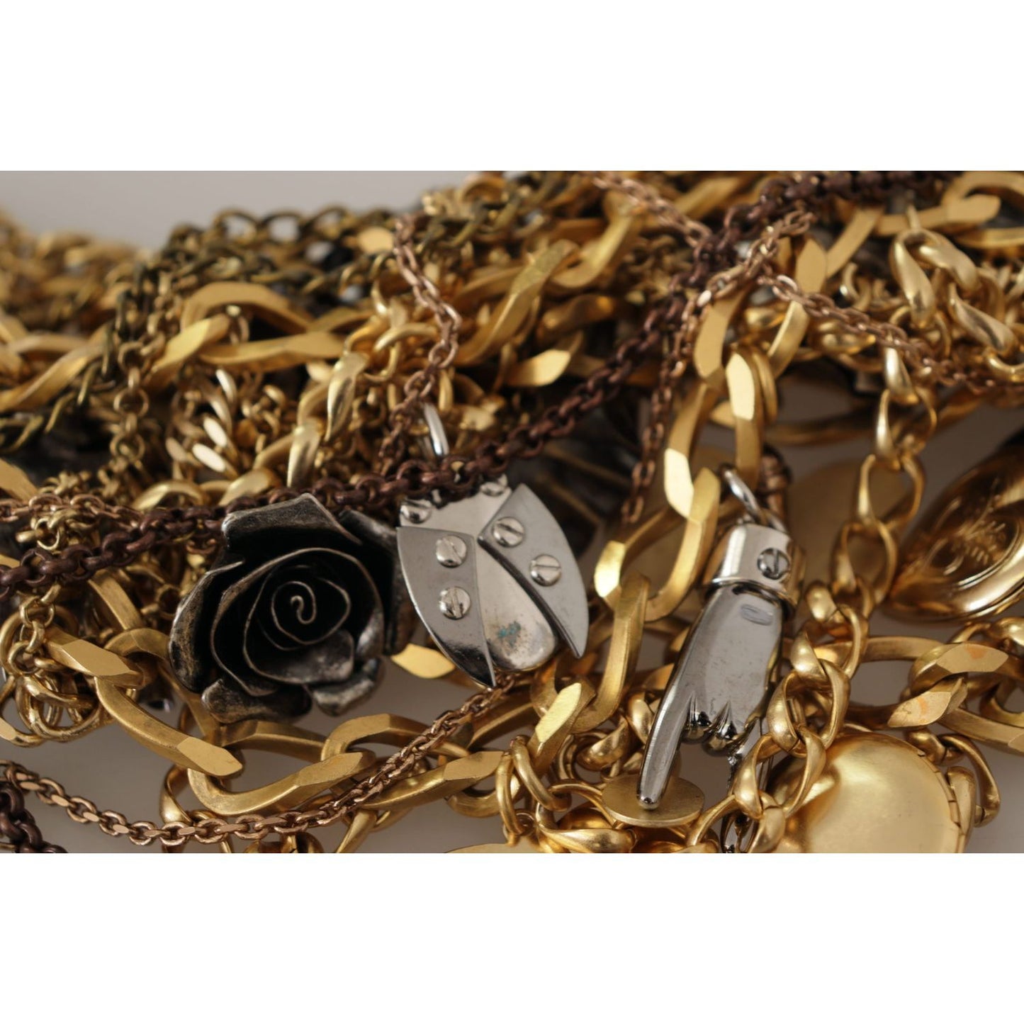 Dolce & Gabbana Sicilian Glamour Gold Statement Necklace gold-brass-sicily-charm-heart-statement-necklace WOMAN NECKLACE IMG_3838-scaled-122b18c6-bed.jpg